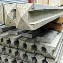 Slotted Concrete End Fence Post